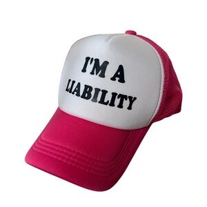 Pink and White Cute Hat